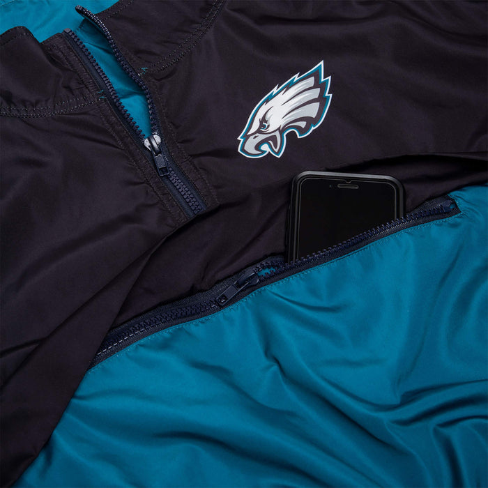FOCO NFL Philadelphia Eagles Winning Play Windbreaker - Womens