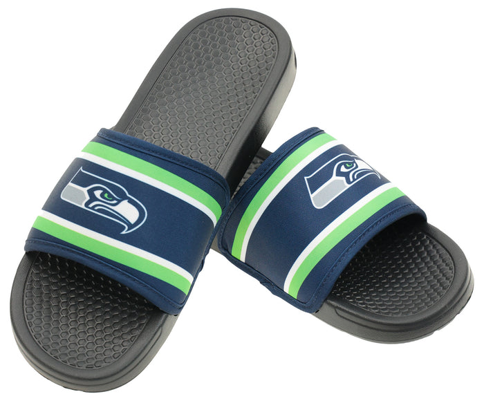 FOCO NFL Seattle Seahawks SMU 2024 Family Dollar Printed Slide - Mens