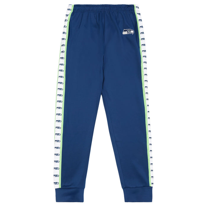 FOCO NFL Seattle Seahawks Stripe Logo Track Pants - Mens