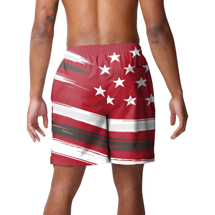 FOCO NFL Tampa Bay Buccaneers Americana Traditional Swim Trunks - Mens