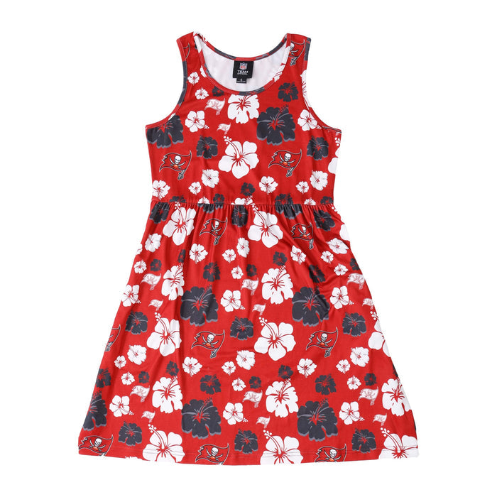 FOCO NFL Tampa Bay Buccaneers Fan Favorite Floral Sun Dress - Womens