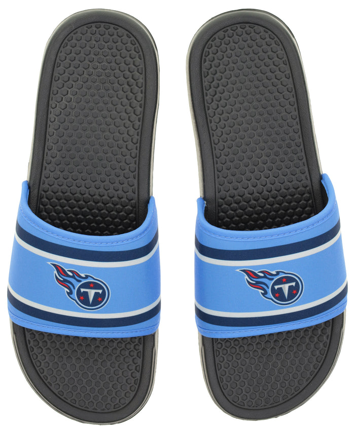 FOCO NFL Tennessee Titans SMU 2024 Family Dollar Printed Slide - Mens