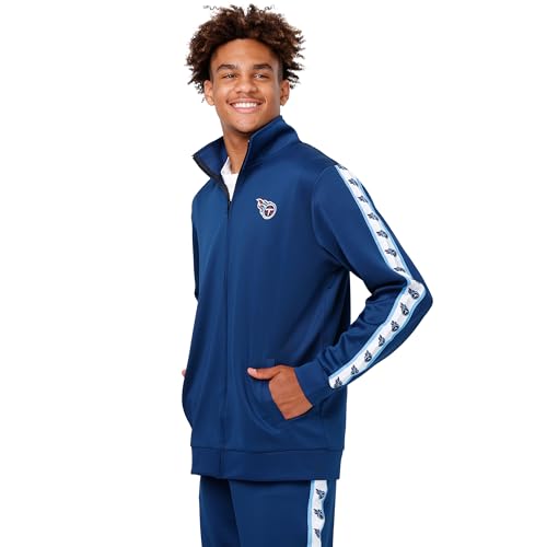 FOCO NFL Tennessee Titans Stripe Logo Track Pants - Mens