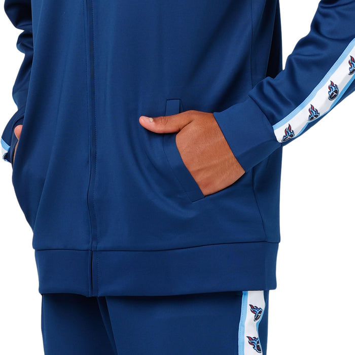 FOCO NFL Tennessee Titans Stripe Logo Track Pants - Mens
