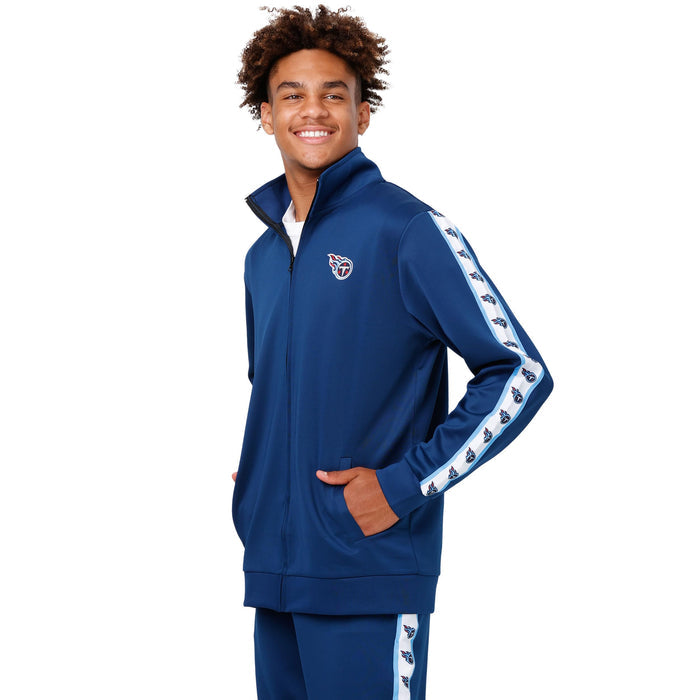 FOCO NFL Tennessee Titans Stripe Logo Track Pants - Mens