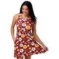 FOCO NFL Washington Commanders Fan Favorite Floral Sun Dress - Womens