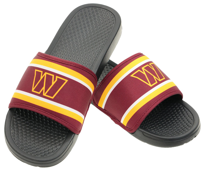 FOCO NFL Washington Commanders SMU 2024 Family Dollar Printed Slide - Mens