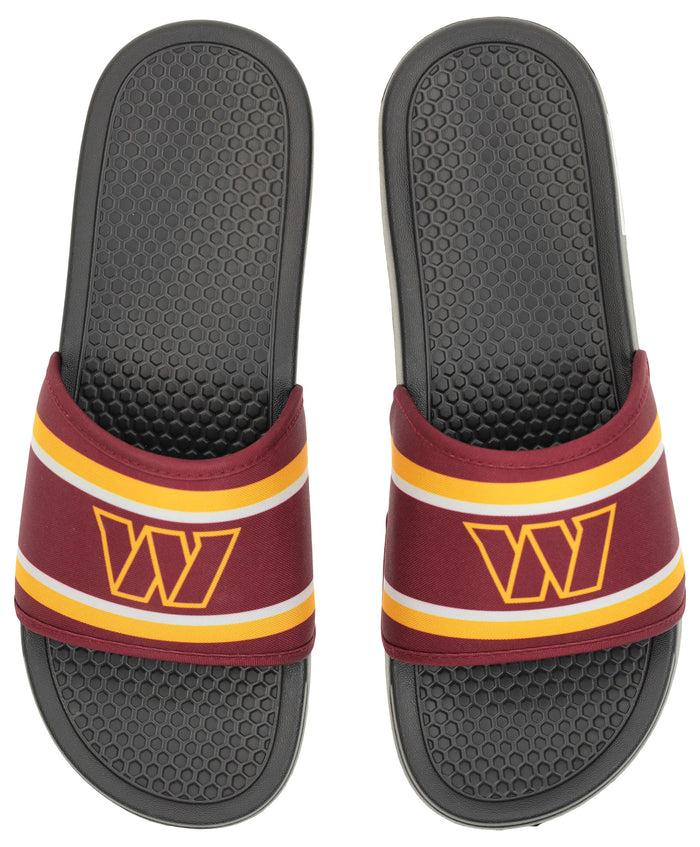 FOCO NFL Washington Commanders SMU 2024 Family Dollar Printed Slide - Mens