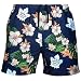 FOCO NHL Toronto Maple Leafs Men's Team Logo Floral Hawaiian Swim Suit Trunks, Team Color