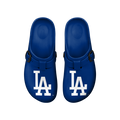 FOCO Open Back Buckle Clog – Comfortable Slip-On Sandals for MLB Fans, Los Angeles Dodgers Dark Blue
