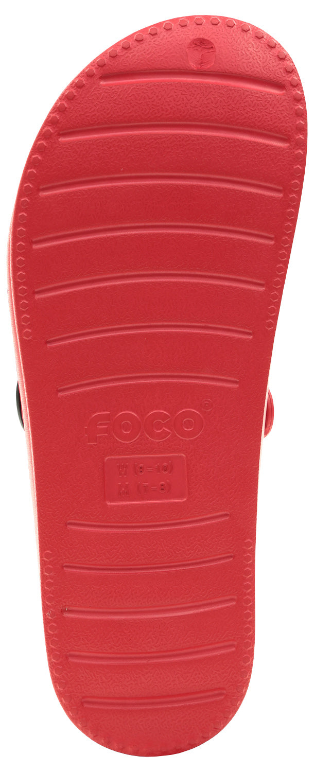 FOCO Open Back Buckle Clog – Comfortable Slip-On Sandals for NFL Fans, Atlanta Falcons