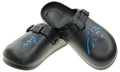 FOCO Open Back Buckle Clog – Comfortable Slip-On Sandals for NFL Fans, Carolina Panthers