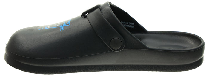 FOCO Open Back Buckle Clog – Comfortable Slip-On Sandals for NFL Fans, Carolina Panthers