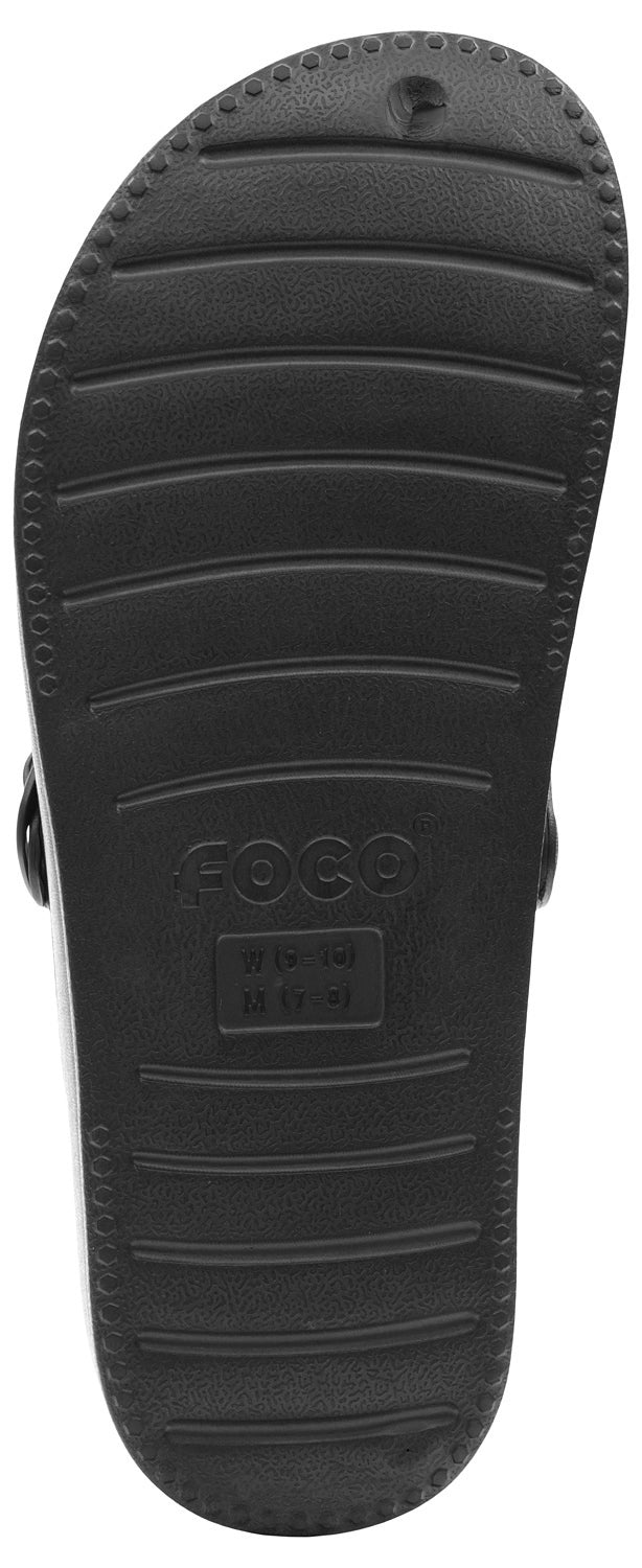 FOCO Open Back Buckle Clog – Comfortable Slip-On Sandals for NFL Fans, Minnesota Vikings - Black