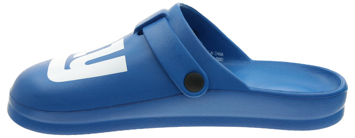 FOCO Open Back Buckle Clog – Comfortable Slip-On Sandals for NFL Fans, New York Giants