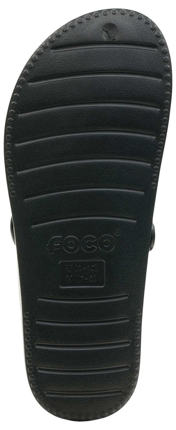 FOCO Open Back Buckle Clog – Comfortable Slip-On Sandals for NFL Fans, Seattle Seahawks - Black