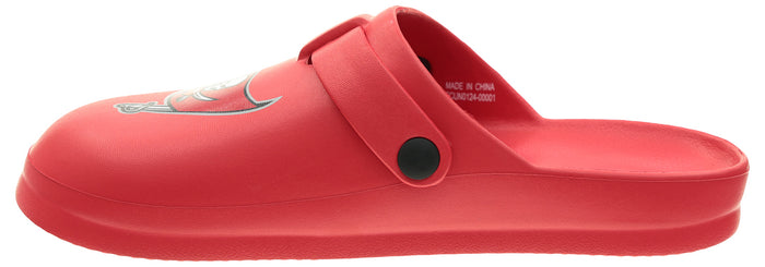 FOCO Open Back Buckle Clog – Comfortable Slip-On Sandals for NFL Fans, Tampa Bay Buccaneers