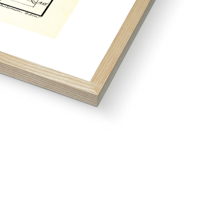 Fort William Map Print | My Happy Place White - Unframed