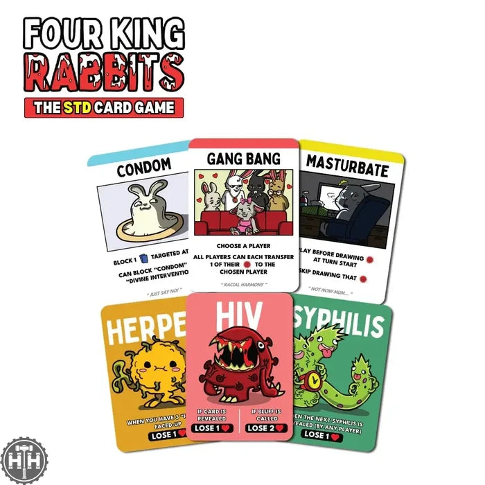 Four King Rabbits Card Game Board & Card Games Monkey Slam