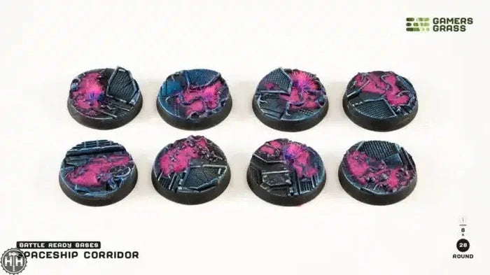GamersGrass Alien Infestation - Round 28mm (x8) Alien Infestation Bases Gamers Grass