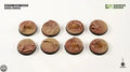 GamersGrass Badlands - Round 28mm (x8) Badlands Bases Gamers Grass