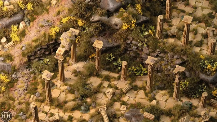 GamersGrass Mediterranean Temple Basing Box GamersGrass