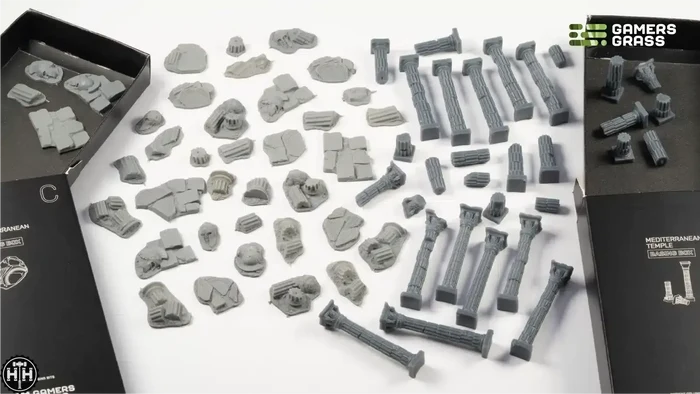 GamersGrass Mediterranean Temple Basing Box GamersGrass