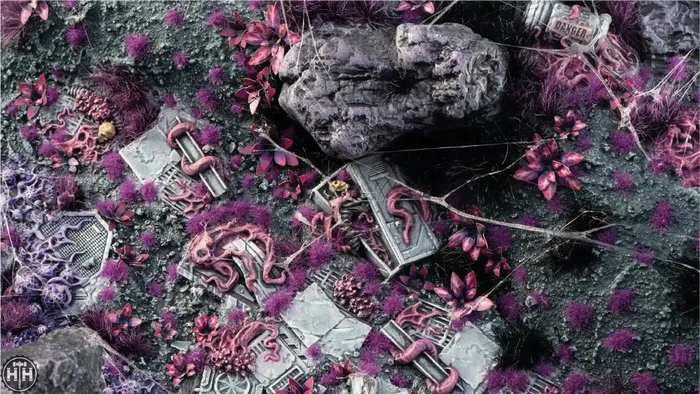 GamersGrass Purple Swarm Basing Box GamersGrass