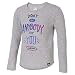 Adidas Girls 7-14 Long Sleeve Htr Scoop Nck Tee Long Sleeve Sportswear Graphic Tee