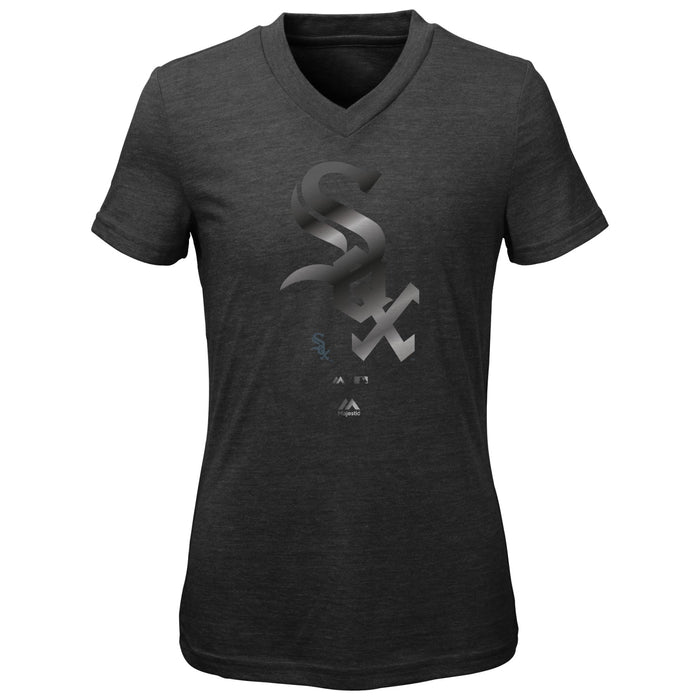 Girls 7-16 White-sox "slider" Tri-blend Tee