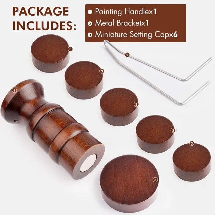 Golden Maple Paint Handle one Set Golden Maple