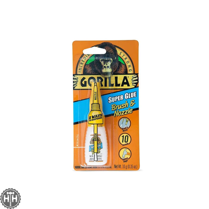 Gorilla - Super Glue 10g Brush & Nozzle Glue Gorilla Glue