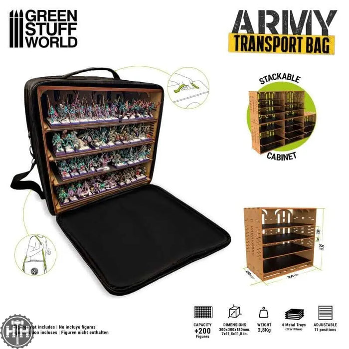GSW Army Transport Bag Transport Storage Green Stuff World
