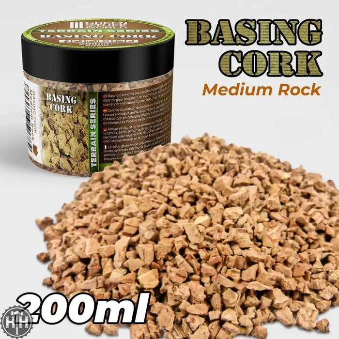 GSW Basing Cork Grit - THICK - 200ml Basing Green Stuff World