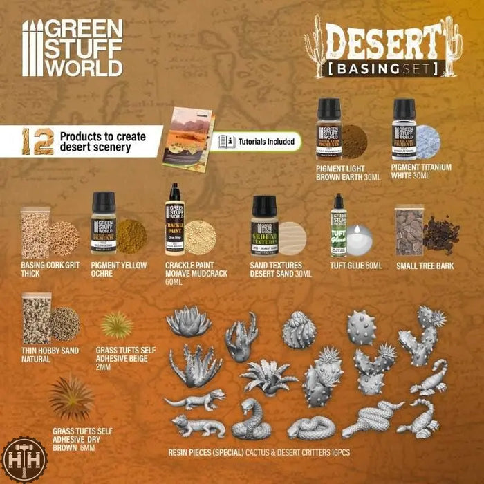 GSW Basing Sets - Desert Basing Green Stuff World