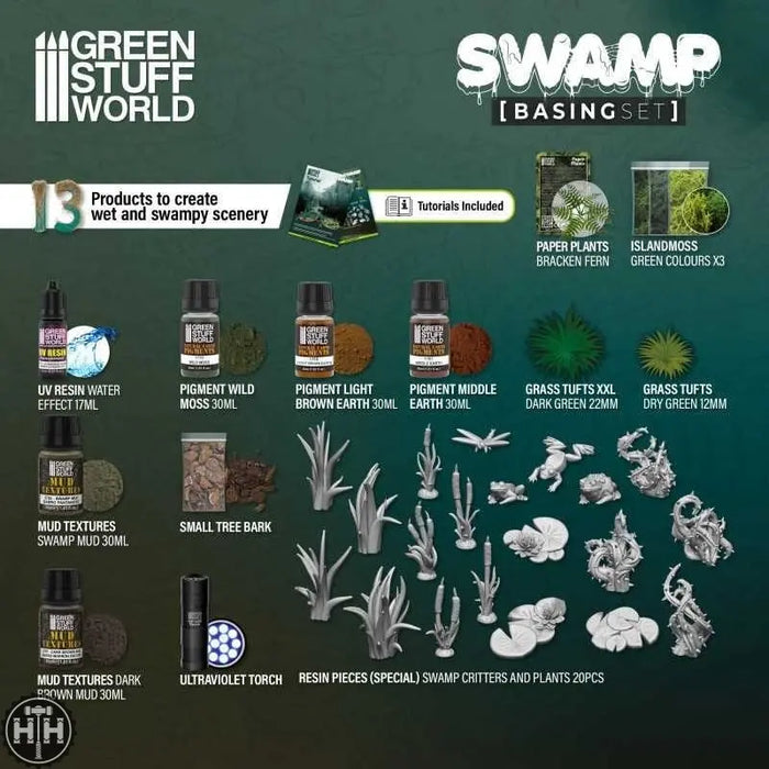 GSW Basing Sets - Swamp Basing Green Stuff World