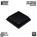 GSW Black Display Square Plinth 4cm Plinth Green Stuff World