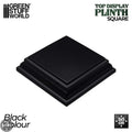 GSW Black Display Square Plinth 5cm Plinth Green Stuff World