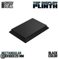 GSW Black Rectangled Display Plinth 15x10cm Plinth Green Stuff World