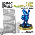GSW Flexible nameplates - SHORT Hobby Tools Green Stuff World