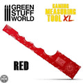 GSW Gaming Measuring Tool - RED (thickness 3mm) 12 inches Gaming Tools Green Stuff World