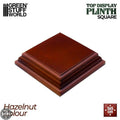 GSW Hazelnut Display Square Plinth 5cm Plinth Green Stuff World