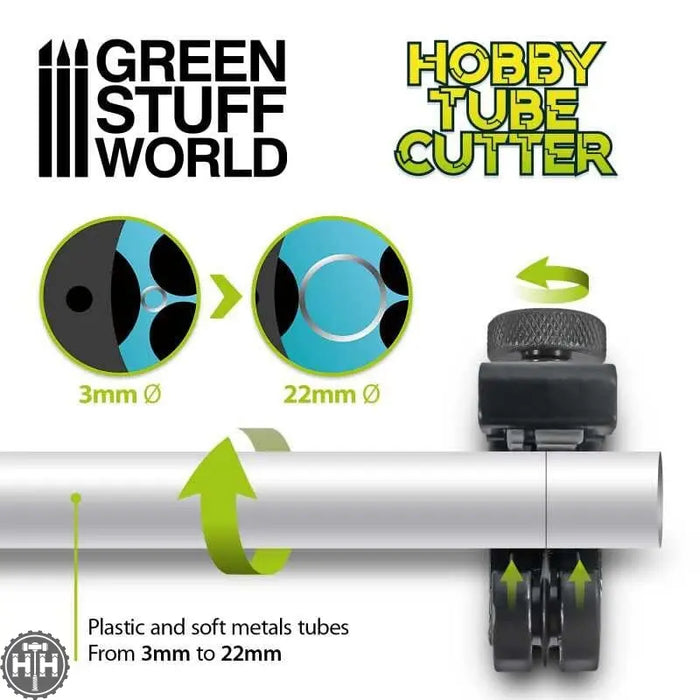 GSW Hobby Tube cutter 3-22mm Hobby Tools Green Stuff World
