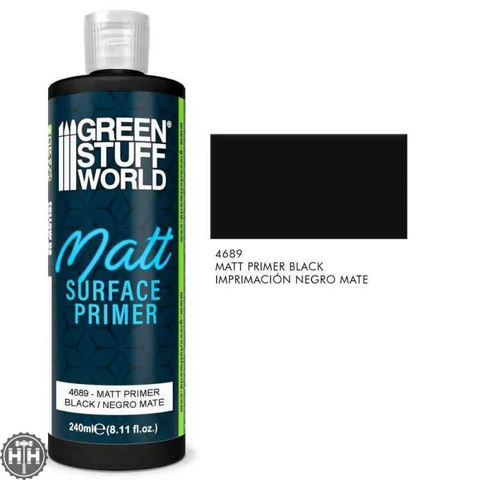 GSW MATT SURFACE PRIMER BLACK 240 ml Primer Green Stuff World