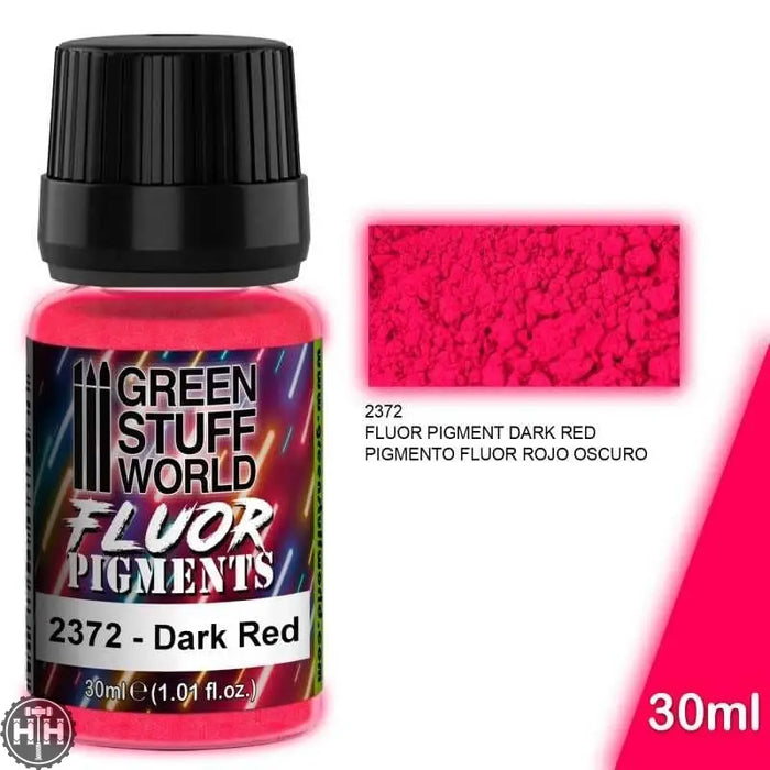 GSW Paint Pot - FLUOR DARK RED pigments 30ml Pigments Green Stuff World