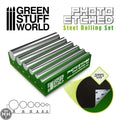 GSW Photo Etched Steel Rolling Set Photo-etched Plates Green Stuff World