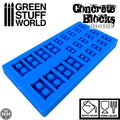 GSW Silicone molds - Concrete Bricks GSW Hobby Green Stuff World