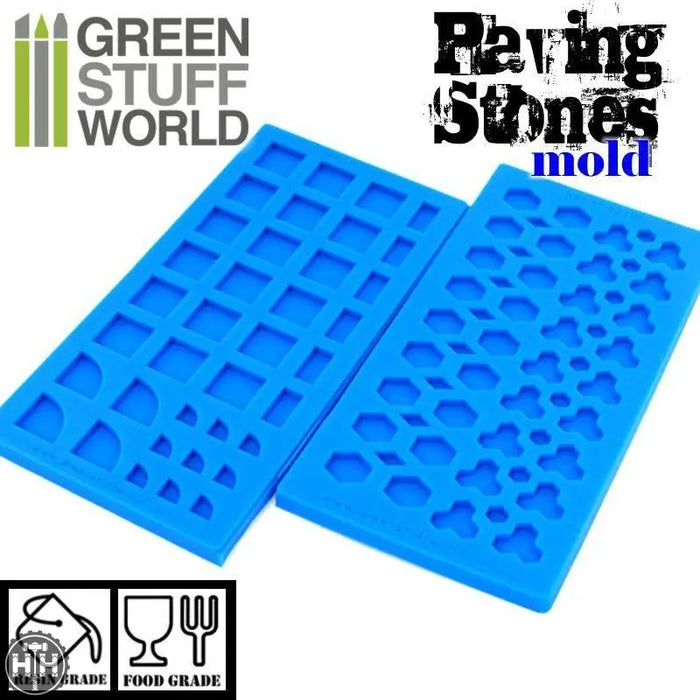 GSW Silicone molds - Paving stones GSW Hobby Green Stuff World