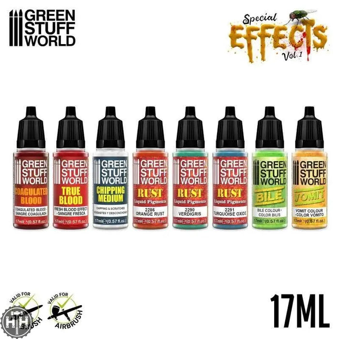 GSW Special Effects Vol.1 (Box x8) Paint Set Green Stuff World