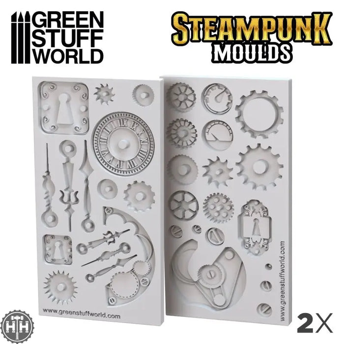 GSW Steampunk Texture Silicone Mould Moulds Green Stuff World